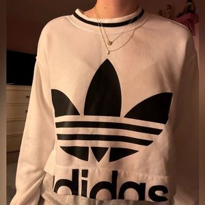 adidas cropped crew